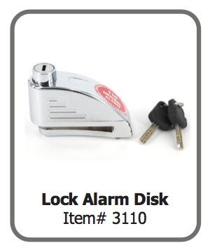 disk alarm lock