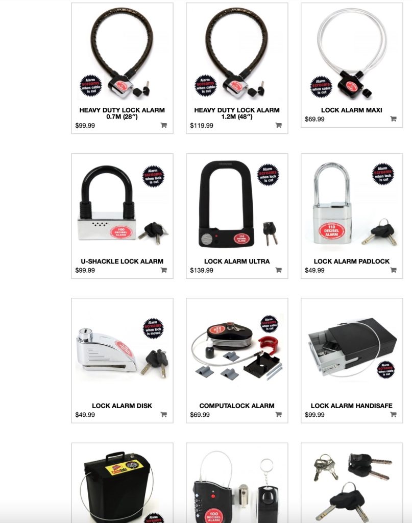 Lock Alarm Store Screenshot